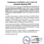 COMMUNIQUE CNOSC MORT SOW