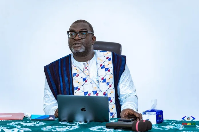 Le deuxième rapporteur chargé des opérations de l’ONASURE, Ibrahima Khalil Bamba