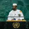 Le President Mamadi Doumbouya à la tribune des Nations Unies