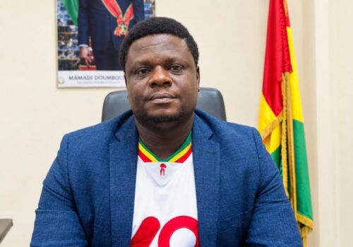Bernard Pévé Beavogui , le Directeur général du Centre de lecture publique et d’animation culturelle (CELPAC).